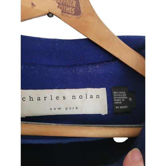 Charles Nolan Cobalt Swing Coat - Size Small - Picture 6 of 8